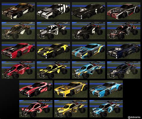 All org decals in one image : RocketLeagueEsports