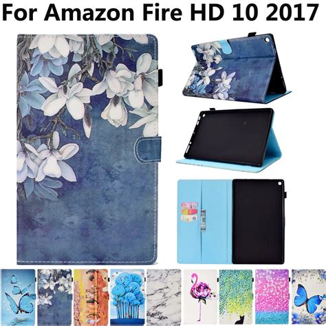 Case for Amazon Kindle Fire HD 10 2017 10.1 inch Painted Soft ...