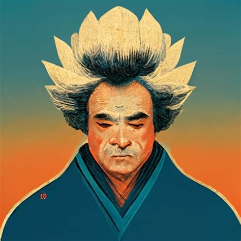 Super Saiyan San Hogu, by Hokusai | Midjourney