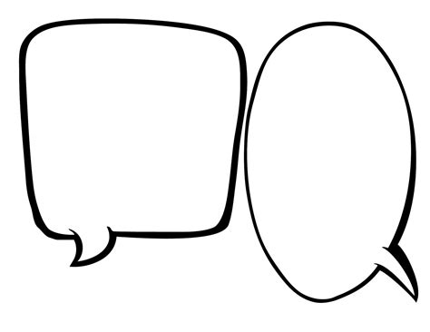 Speech Bubble Template - Cliparts.co