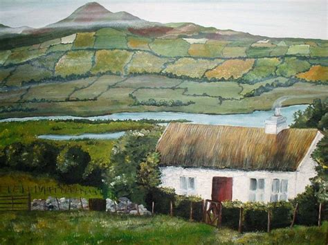 Ireland, Mayo, Cottage, 8 X 10 Inch, Print, Irish Landscape, Art ...