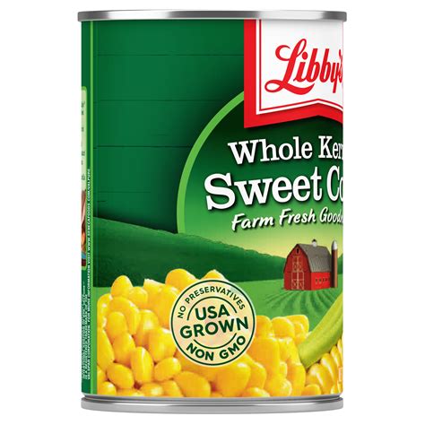 Libby's Whole Kernel Sweet Corn | 100% Sweet Corn | Naturally Sweet Flavor | Golden Yellow ...