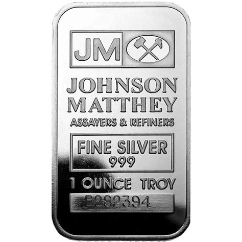 Buy 1 oz Johnson Matthey Silver Bars l JM Bullion™