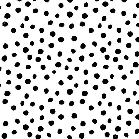 Modern Polka Dot in Black on White | Hawthorne Supply Co