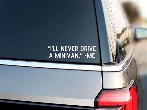 Funny Mom Car Decal Funny Mom Car Sticker Minivan Decal Minivan Sticker ...