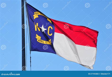 North Carolina Flag stock image. Image of north, wind - 27193383