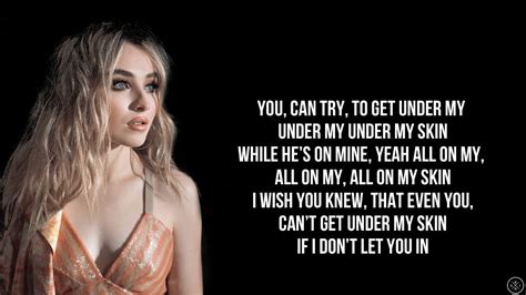 Sabrina Carpenter - SKIN (Lyrics) Acordes - Chordify