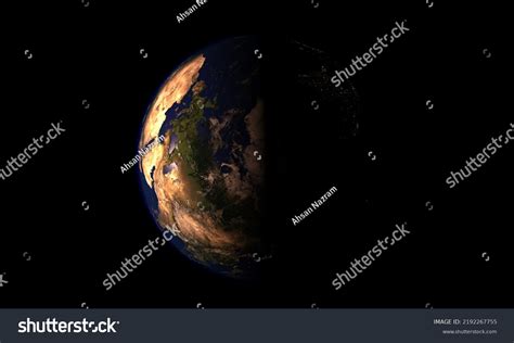 Earth Night View Sphere Earth3d Render Stock Illustration 2192267755 ...