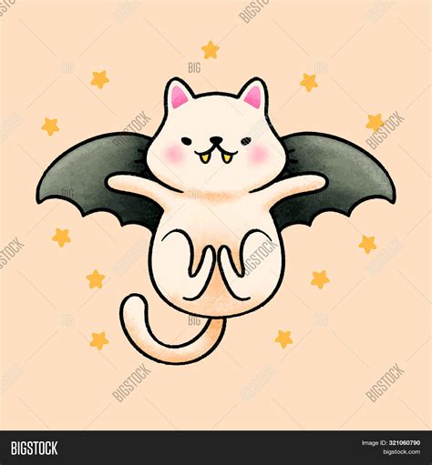 Bat Cat Flying Vector & Photo (Free Trial) | Bigstock