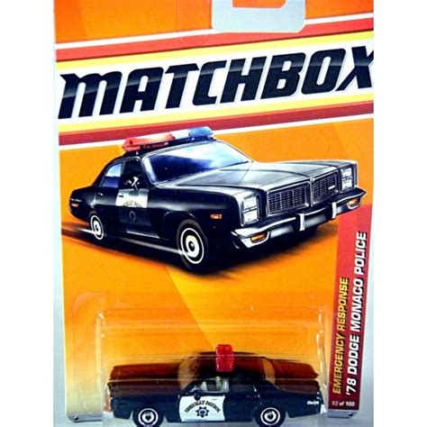 Matchbox 1978 Dodge Monaco Highway Patrol Police Car - Global Diecast ...