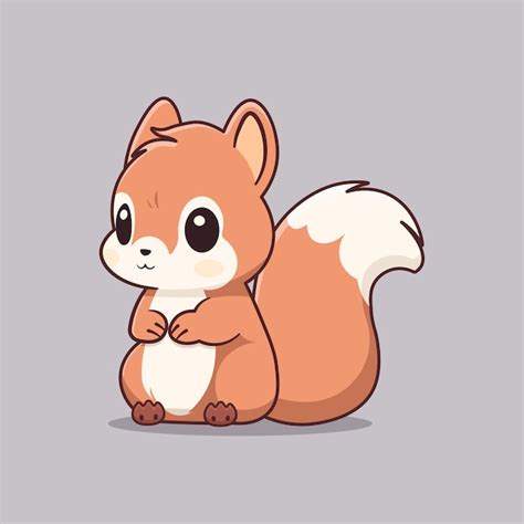 Premium Vector | Cute squirrel cartoon vector illustration