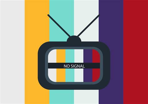 no signal tv 4121844 Vector Art at Vecteezy