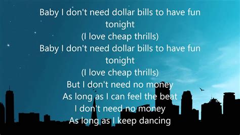 Sia - Cheap Thrills ( Lyrics ) Chords - Chordify