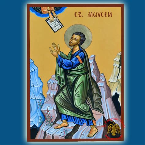 Hagiography Icon of Prophet Moses for Church Iconostasis Special Order , Hand Painted Icons ...