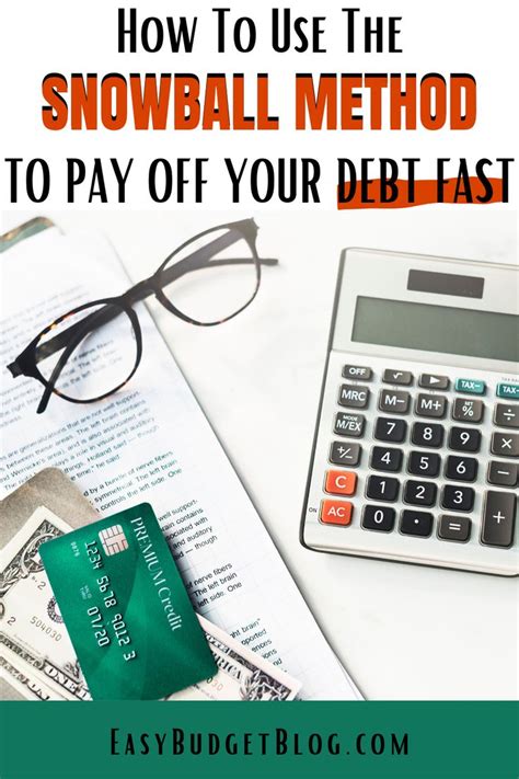 How to Pay Off Debt Fast With The Debt Snowball Method - Easy Budget ...