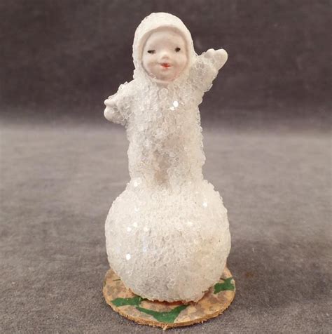 Vintage Snow Baby Figurine on Snowball – Made in Germany | Christmas collectibles, Vintage ...