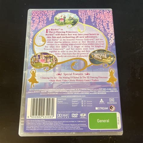 Barbie - 12 Dancing Princesses (DVD, 2006) Region 4 – Retro Unit