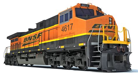 BNSF Diesel Locomotive AC4400CW - 3D Trains – 3D Horse