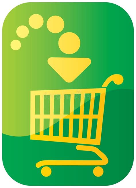 Add to cart button stock vector. Illustration of business - 23990754