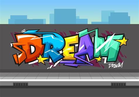 Download Dream Graffiti Vector for free