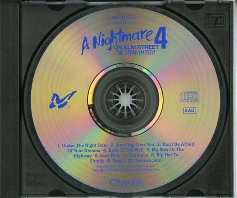 A Nightmare on Elm Street 4 Soundtrack (1988) - CD Sniper Reference Collection of Rare Movie ...