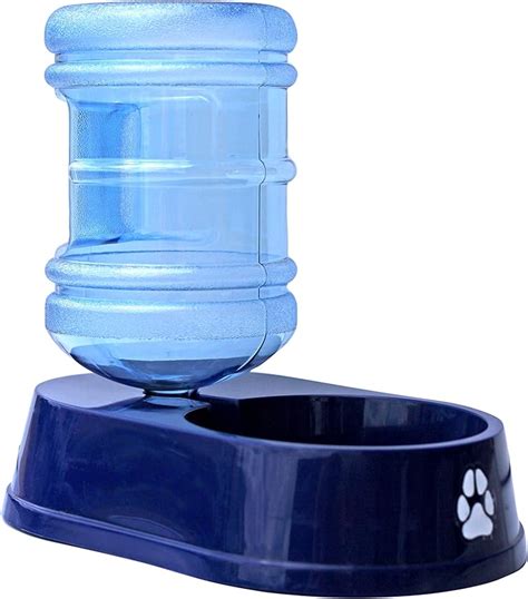 Self Filling Pet Water Bowl Set w/bottle, Blue: Amazon.co.uk: Pet Supplies