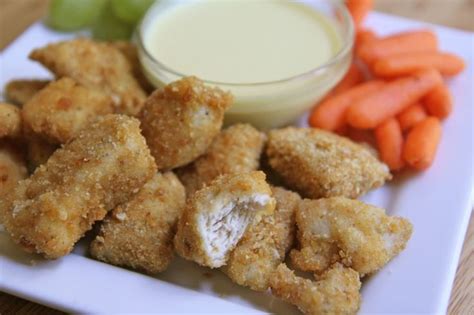 Baked Chicken Nuggets Recipe + Honey Mustard Dipping Sauce | Recipe ...