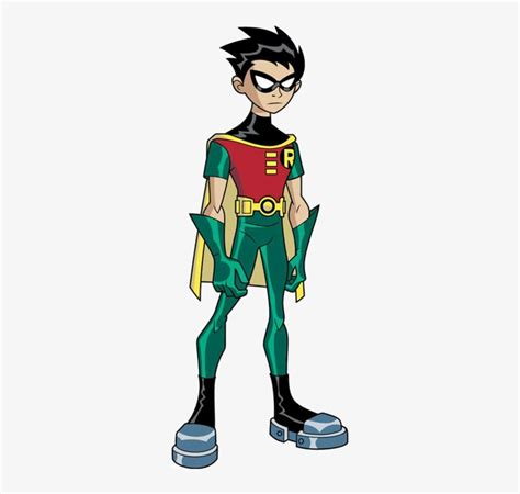 Robin Teen Titans - Robin From Teen Titans - 307x700 PNG Download - PNGkit