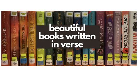 Beautiful Books Written in Verse | Carnegie-Schadde Memorial Public Library