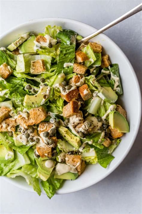 Vegan Caesar Salad {Creamy + Delicious} - Platings + Pairings