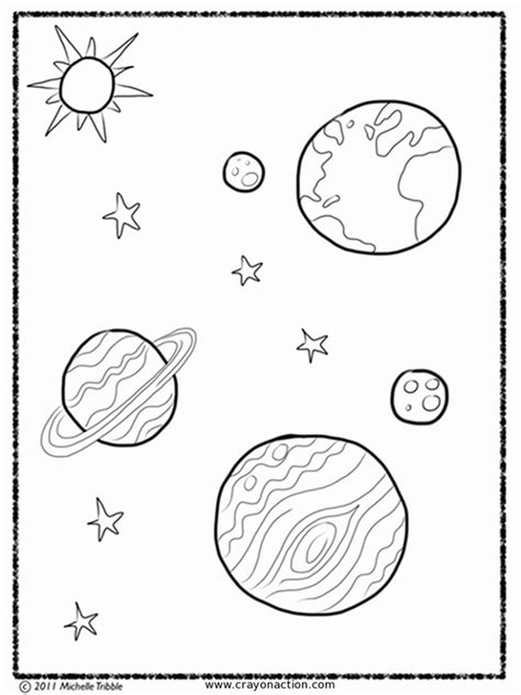 Outer Space Coloring Pages - Coloring Home