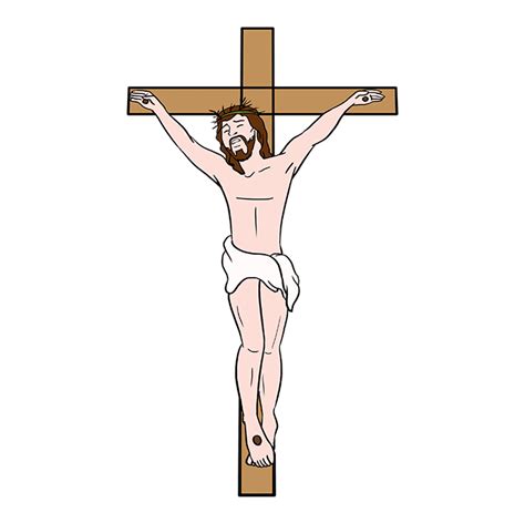 How To Draw Jesus On The Cross Easy / Jesus 1st word on the cross.