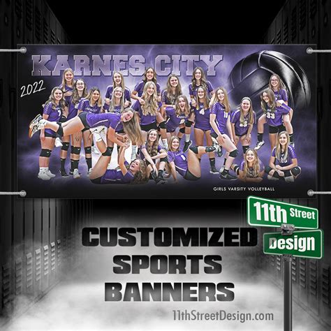 11th Street Design | Custom Sports Banner | Electric Explosion Team ...