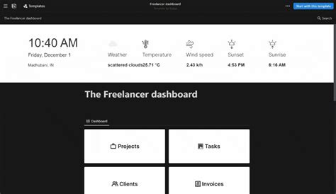 20+ Free Notion Templates For Productivity - Startups Essentials