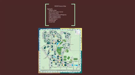 UNCW Campus Map by Cessely Gordon on Prezi Next