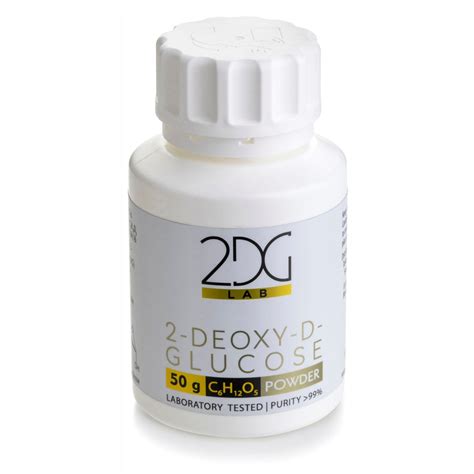 2DG | 2-Deoxy-D-glucose Powder 50 Grams | 2DG LAB