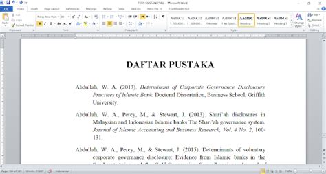 Cara membuat Daftar Pustaka OTOMATIS di Microsoft Word untuk Karya Ilmiah, Laporan Akhir ...