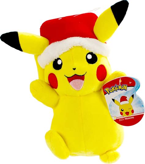 Amazon.com: Pokemon Pikachu Holiday Seasonal Plush, 8-Inch Plush Toy ...