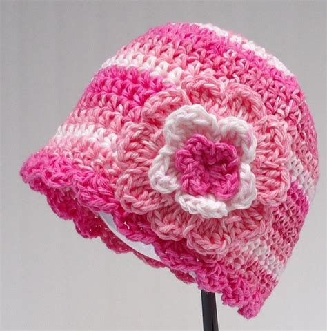 Inspirational Easy Crochet Pattern for Women S Chemo Cap with Flower Simple Crochet Beanie Of ...