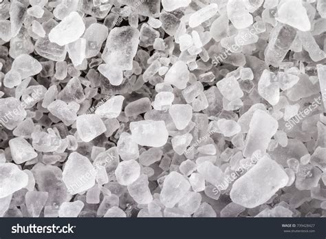 Macro Image White Salt Crystals Background Stock Photo 739428427 ...