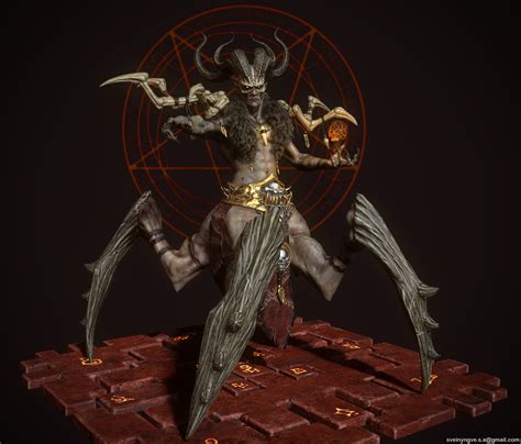 Baal 3D Model Remake, Li-Ming & Xul Fanart - News - DiabloFans