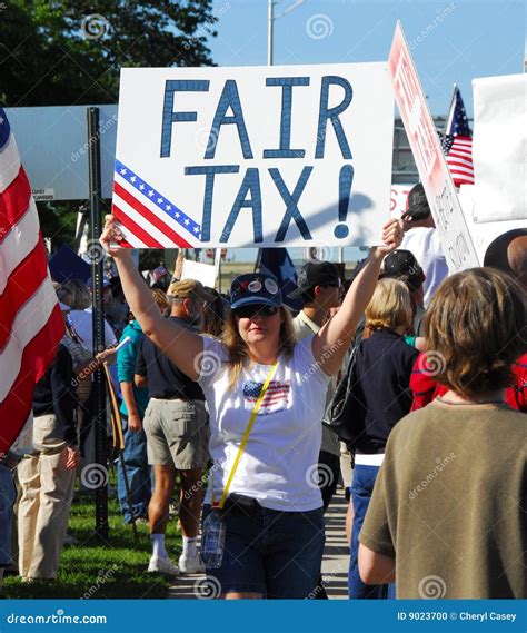 Tax Protest Editorial Image - Image: 9023700