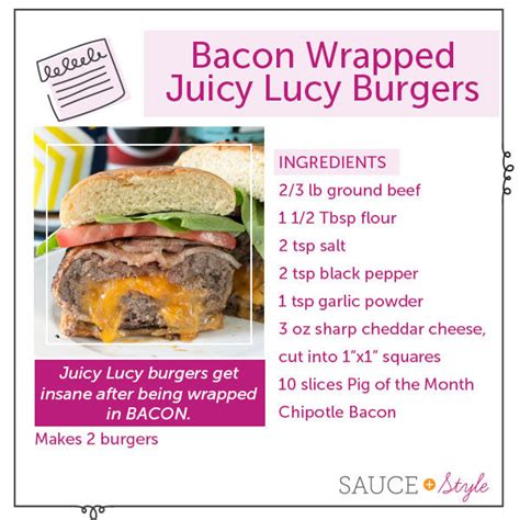 Chipotle Bacon-Wrapped Juicy Lucy Burgers | Pig of the Month BBQ