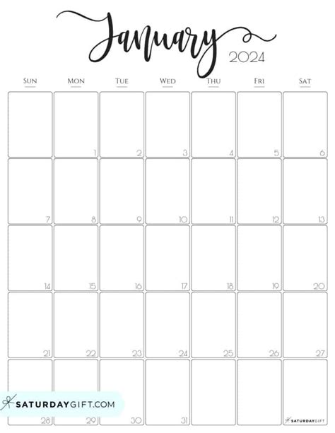 Calendar Pdf 2024 Caligraphy - Darby Ellissa