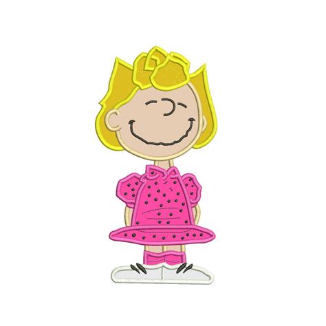 Sally Brown Peanuts Applique Design