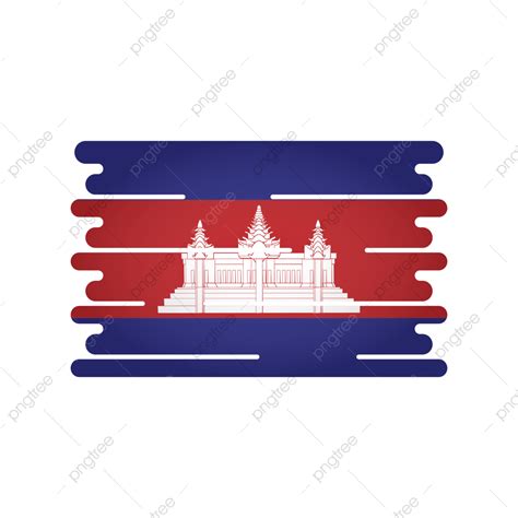 Cambodia Flag Clipart Transparent Background, Cambodia Flag Png Vector ...