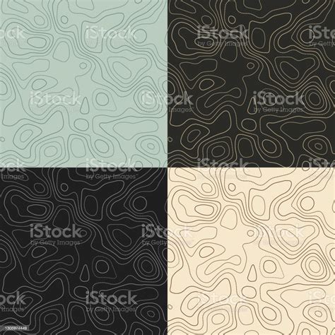 Topography Patterns Stock Illustration - Download Image Now - Abstract, Antiquities, Art - iStock