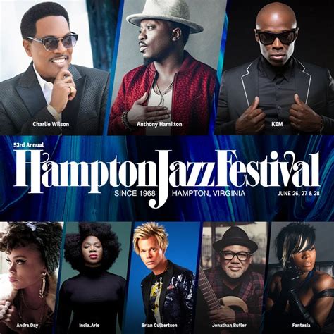 Hampton Jazz Festival 2024 Line Up - Myrna Trescha