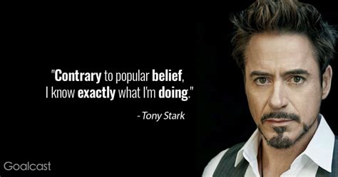 21 Tony Stark Quotes That Are Both Inspirational and Funny | Tony stark quotes, Stark quote ...