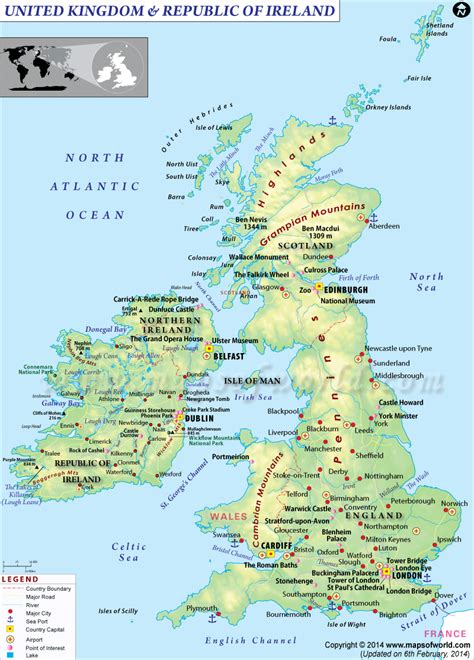 Map Of Scotland And Ireland | World Map 07